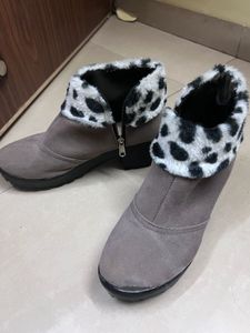 Cozy Faux Fur Lined Ankle Boots