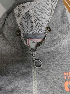 Sleeveless Grey Hoodie Vest