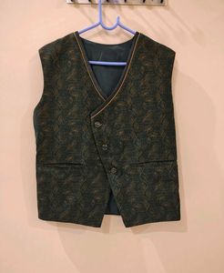 Elegant Dark Green 3-Piece Men's Suit Set