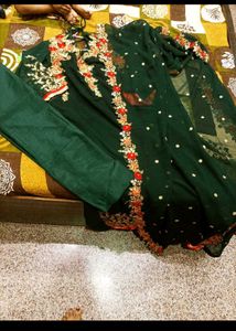 Embroidered Kurta Set with Dupatta
