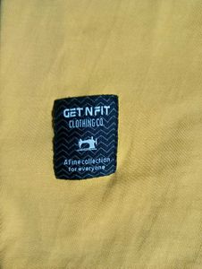 Men's Yellow Graphic Polo Shirt