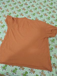 xxl Orange "Hit or Miss" Graphic T-Shirt
