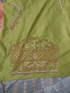 One Day Sale Maggam Work 1 Mtr Blouse Cloth