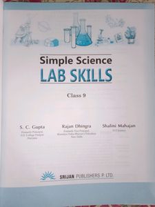 Class-9 Lab Skills Science book