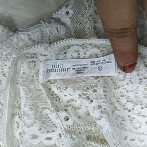 🪔 White Lace Briefs