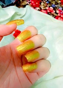 Press On Nails Gold Dust