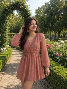 Boho Dot Mini Dress