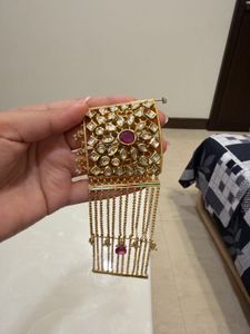 Exquisite Kundan &amp; Pearl Bangle