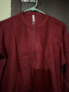 Elegant Maroon Kurta