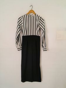 Black & White Striped Dress (Women's)