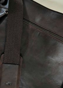 Classic Black Leather Crossbody Bag