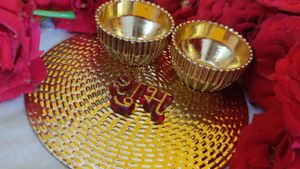 Diwali Pooja Thali Set