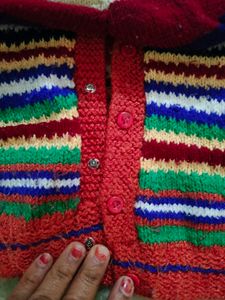 Handmade Sweater / Hoodi With Pant And Socks.