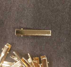 36 golden alligator hair clips