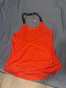 Vibrant Orange Athletic Tank Top