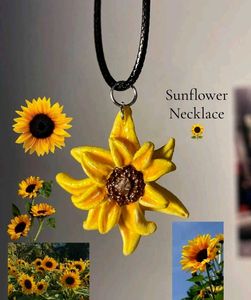 Lily Pad Lotus Flower Necklace