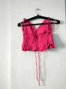 Hot Pink Smocked Halter Top 🥹💗