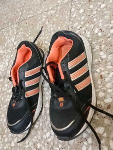 Black &amp; Orange Sports Shoes