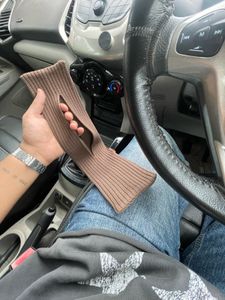 Knit Brown iPhone Short Pocket