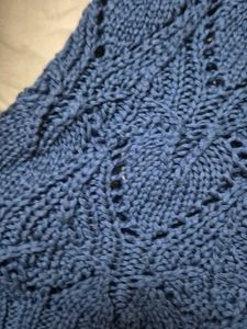 Blue Knit Tank Top