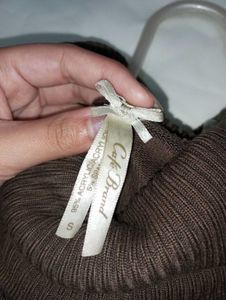 Brown Turtleneck Sweater