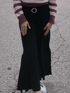 Black Flared Pants