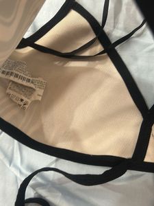 Trendy Swirl Print Bikini Top