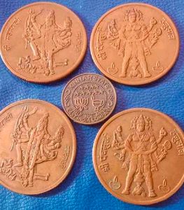 😍1818 Uk One Annna Old Coin 5 PCs combo