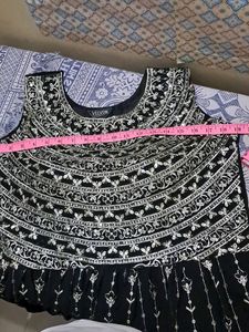 NEW ELEGANT PARTYWEAR Black Sharara Set