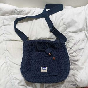 Keds Navy Teddy Bucket Bag