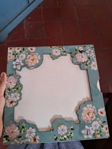 Floral Decorative Photo .Frame