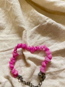 Chic Pink Stone Bracelet
