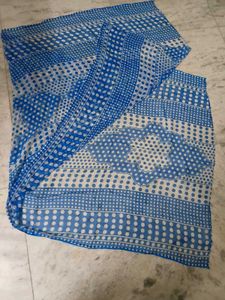 Blue Polka Dot Kurta Pajama With Dupatta
