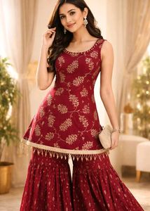 Sharara set with dupatta