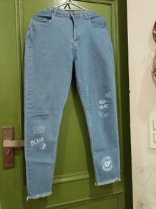 Denim Jeans with Fun Graphics