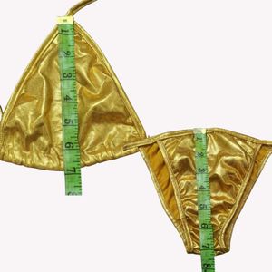 Sparkling Gold Bikini Set 🆕 NWOT