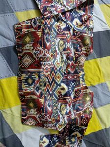 Bohemian Print Kurta Set
