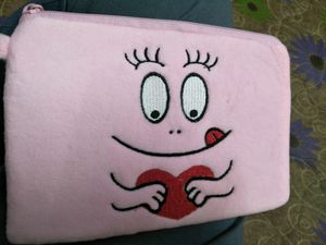 cute baby pink pauch
