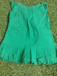 Green Floral Top and Pant Set