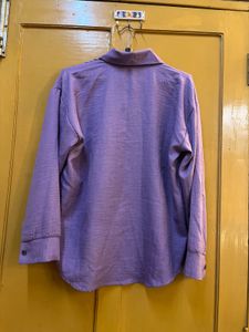 Lavender Button-Down Shirt