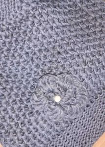 Crochet Purple hat 🦪