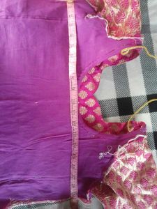 Beautiful Pink &amp; Gold Lehenga Choli