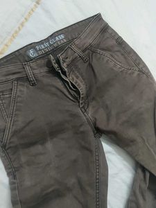 Men's Brown Casual Pants
