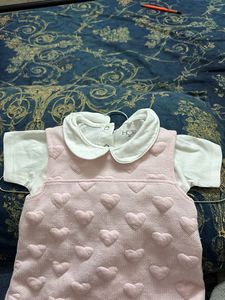Cute Pink Heart Dress for Girls