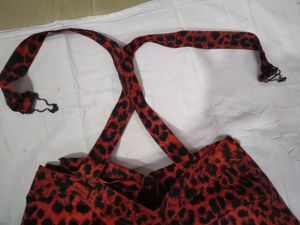 Leopard Print Dungaree