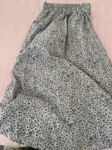 Boho Floral Print Maxi Skirt