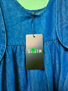 Denim Sleeveless Mini Dress