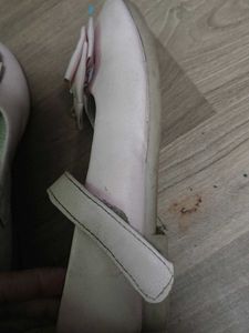 Girls' Pink Bow Ballet Flats size 30 5-6 years
