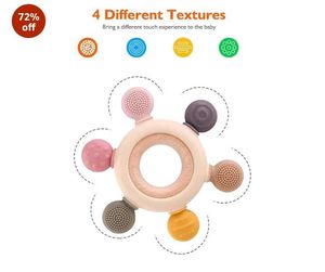Baby Teether Ring Toy