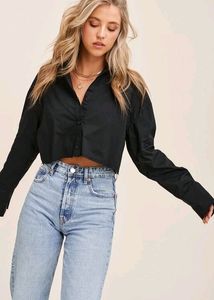H&amp;M Crop Shirt